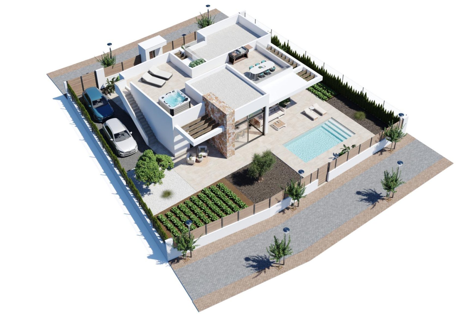 New Build - Villa / House - Fuente Álamo - Fuente Alamo