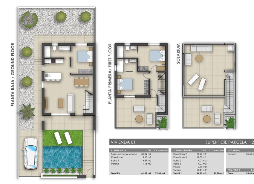 New Build - Villa - Pilar de la Horadada - Polideportivo