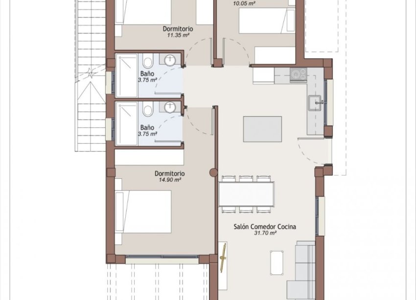 New Build - Villa - Vera - Vera Playa