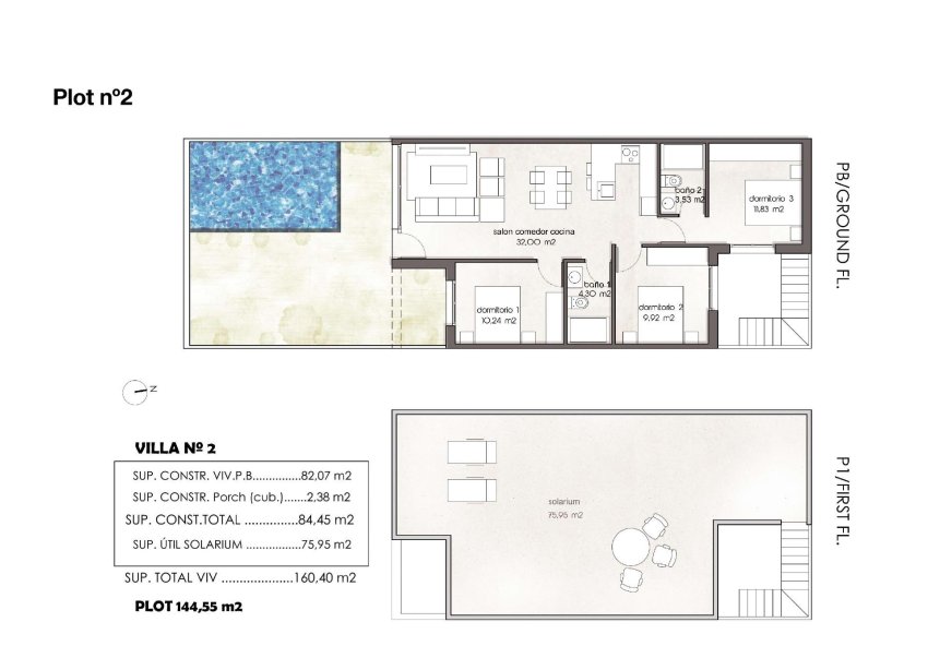 Obra nueva - Adosado - Pilar de la Horadada