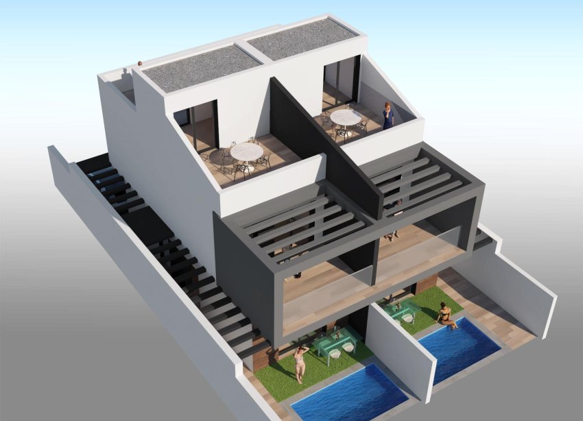 Obra nueva - Adosado - San Javier