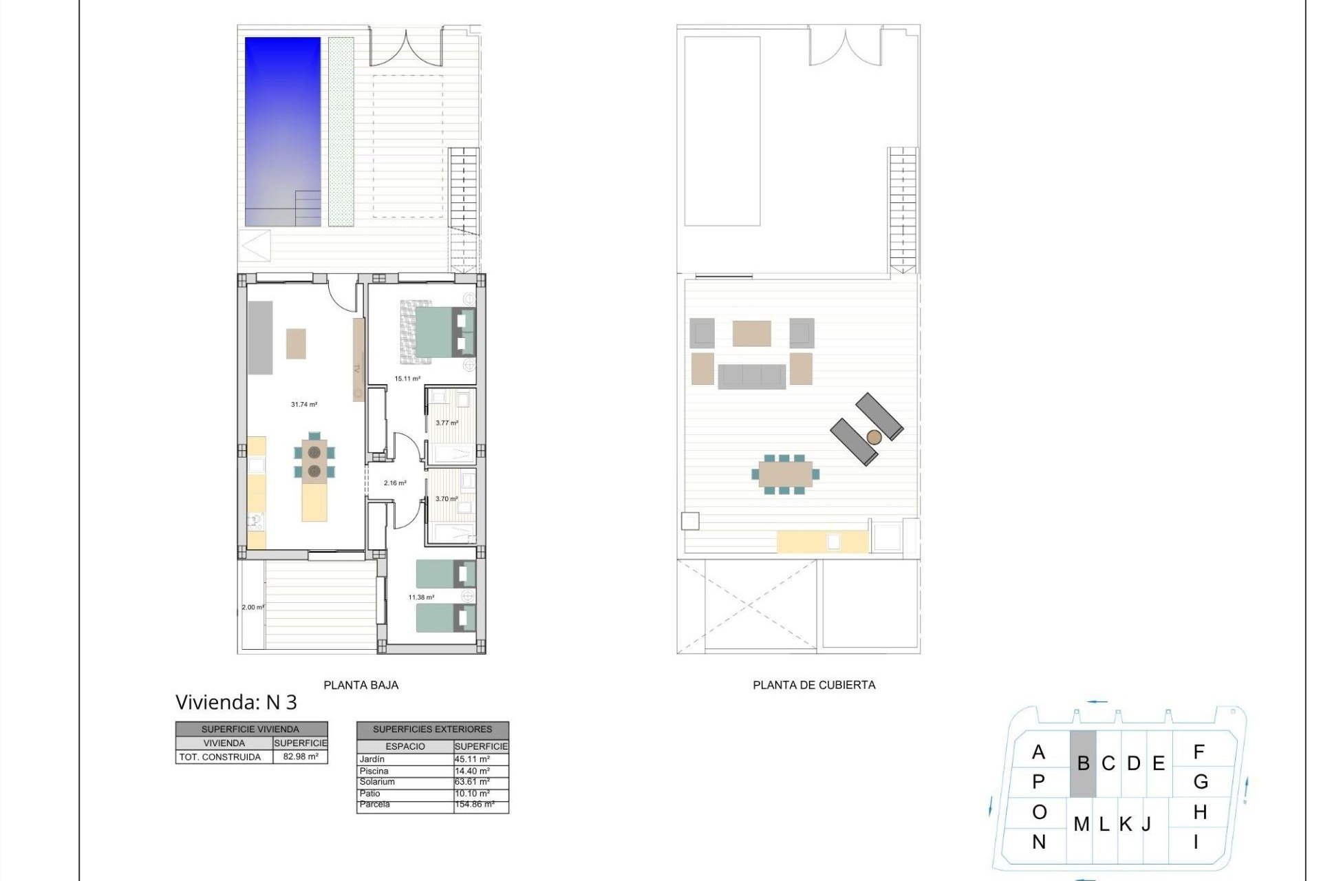 Obra nueva - Adosado - Torre Pacheco