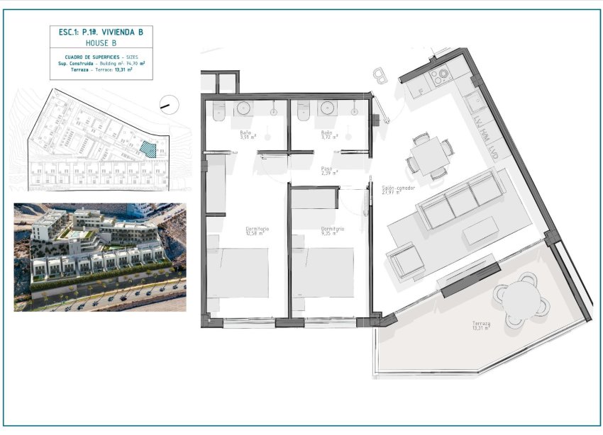 Obra nueva - Apartamento - Aguilas - Playa del Hornillo