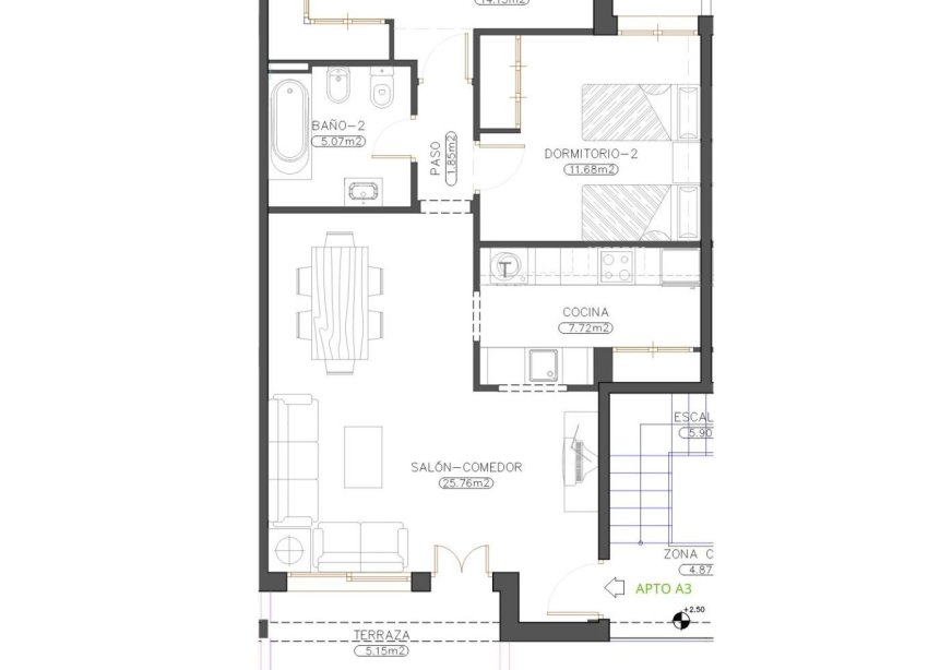 Obra nueva - Apartamento - Cuevas del Almanzora - Herrerias