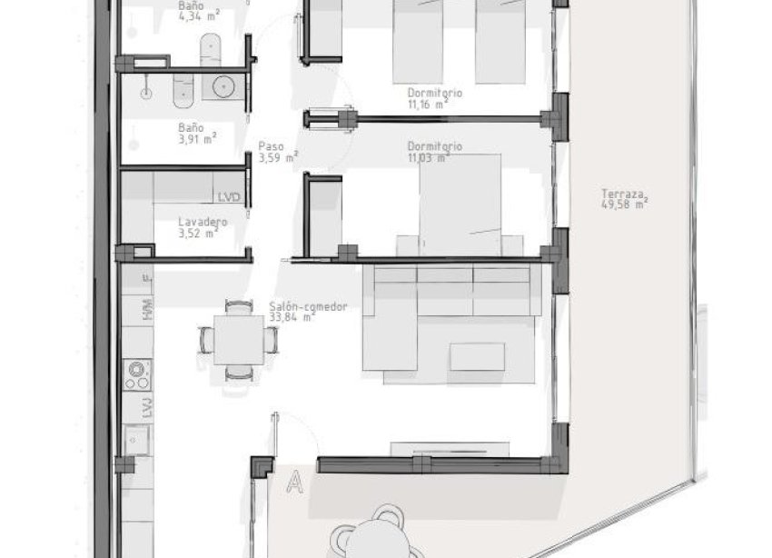 Obra nueva - Apartamento / Dúplex - Aguilas