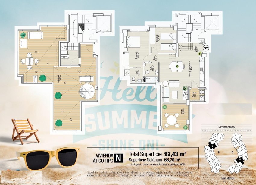 Obra nueva - Apartamento / Dúplex - La Manga del Mar Menor