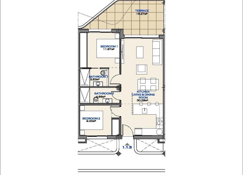 Obra nueva - Apartamento / Dúplex - Los Alcazares - Los Alcázares