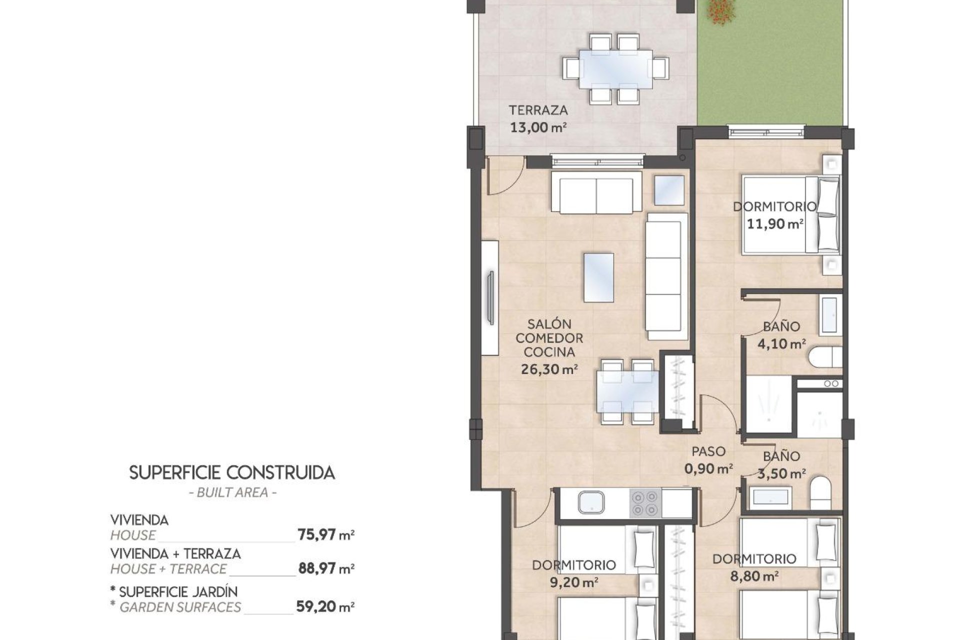 Obra nueva - Apartamento / Dúplex - San Miguel de Salinas