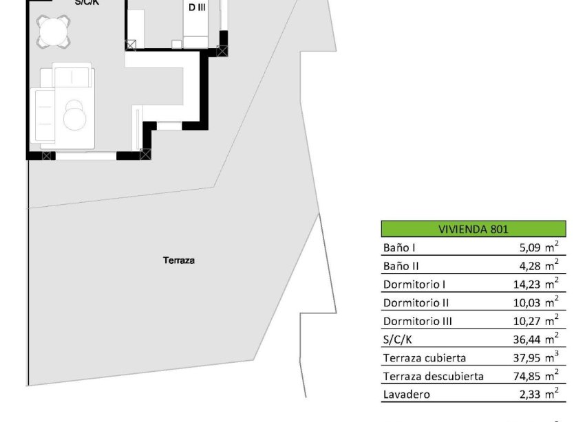 Obra nueva - Apartamento / Dúplex - San Miguel de Salinas