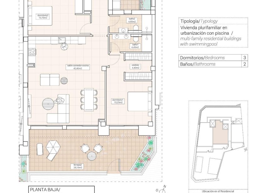 Obra nueva - Apartamento - Hondón de las Nieves - Pueblo