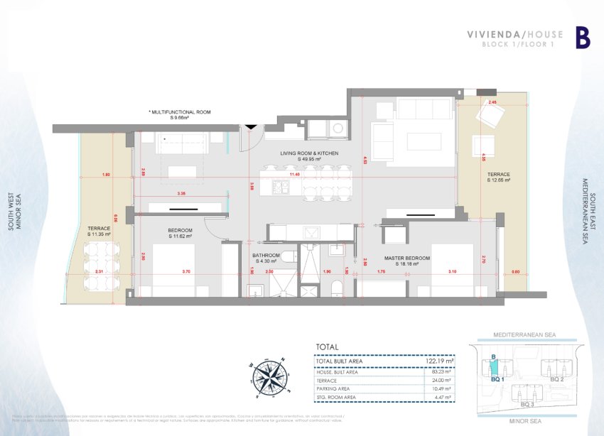 Obra nueva - Apartamento - La Manga del Mar Menor