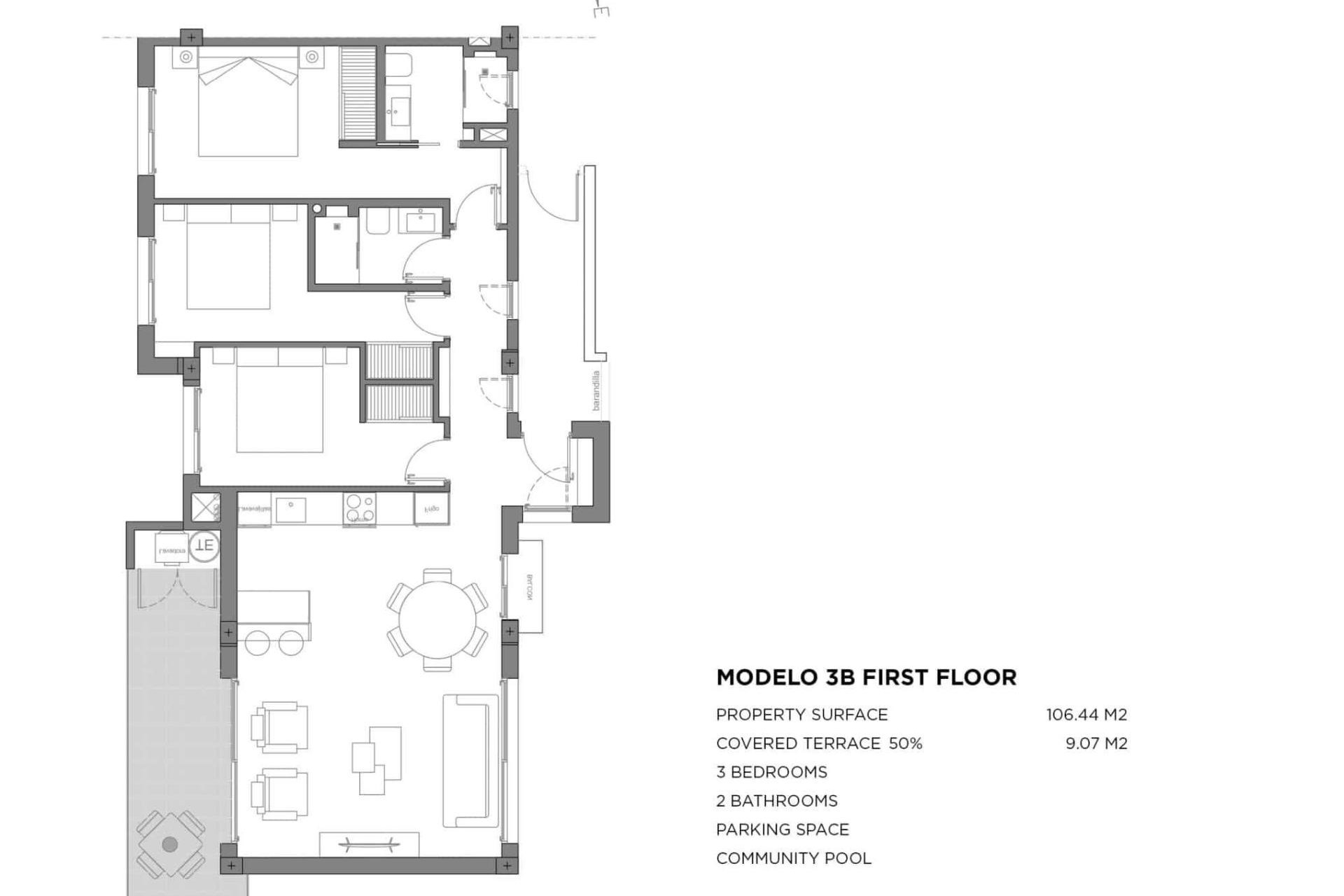 Obra nueva - Apartamento - Los Alcazares - Parque Diana