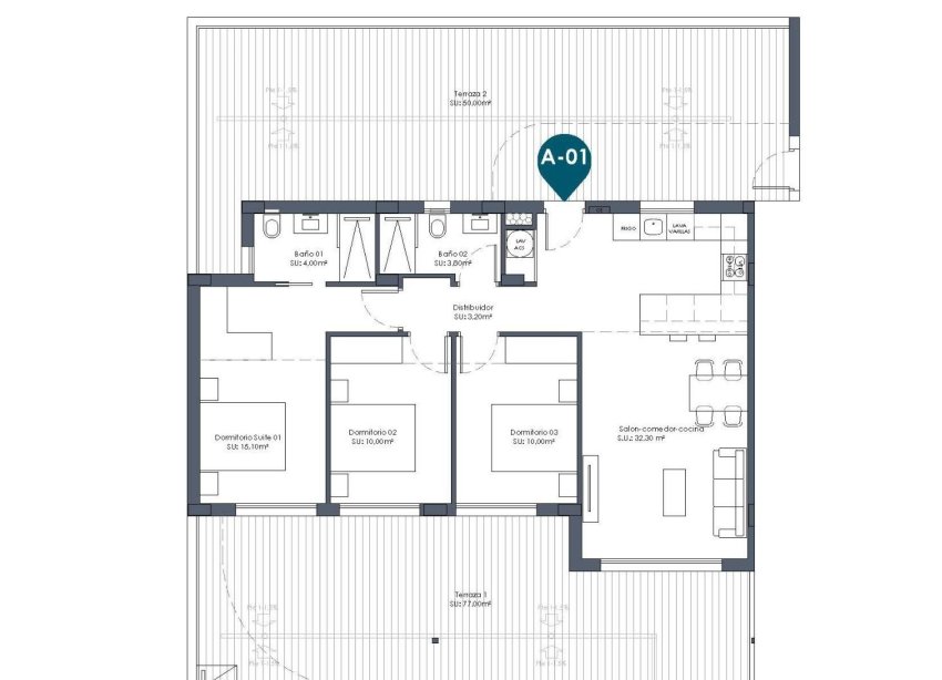 Obra nueva - Apartamento - Los Alcazares - Serena Golf
