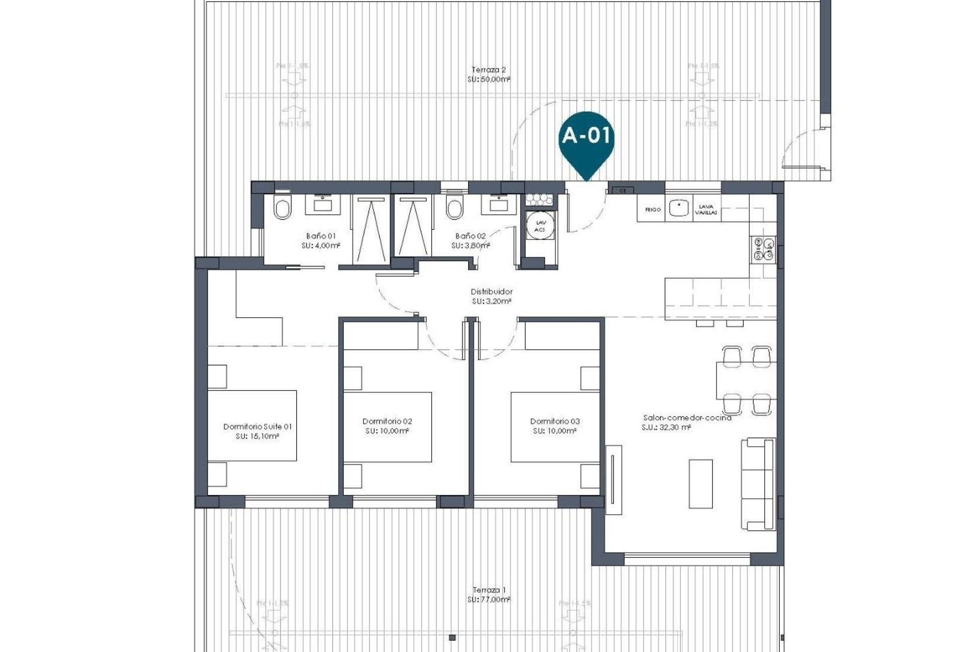 Obra nueva - Apartamento - Los Alcazares - Serena Golf
