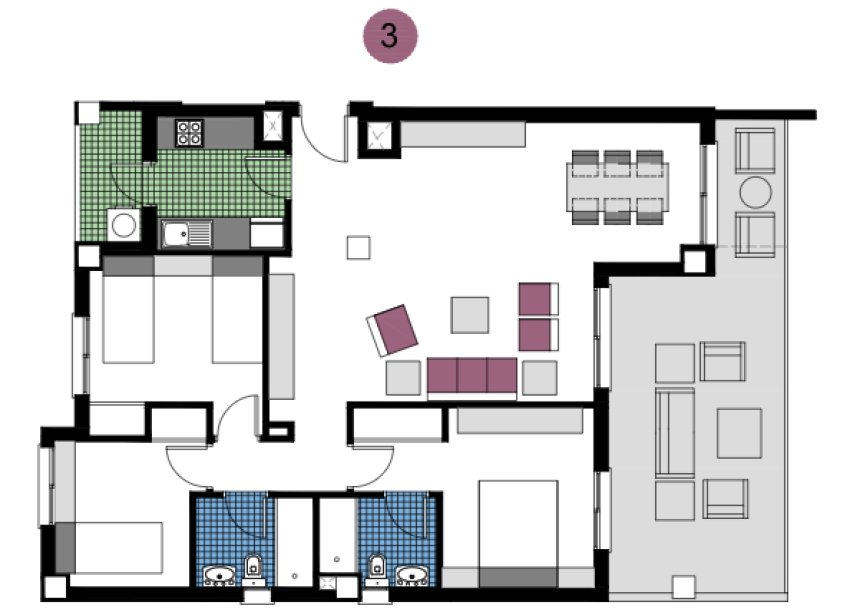 Obra nueva - Apartamento - Orihuela Costa - Mil Palmeras