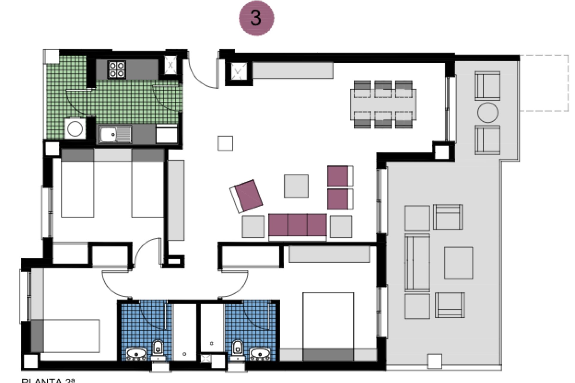 Obra nueva - Apartamento - Orihuela Costa - Mil Palmeras