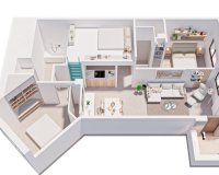 Obra nueva - Apartamento - Pilar de la Horadada