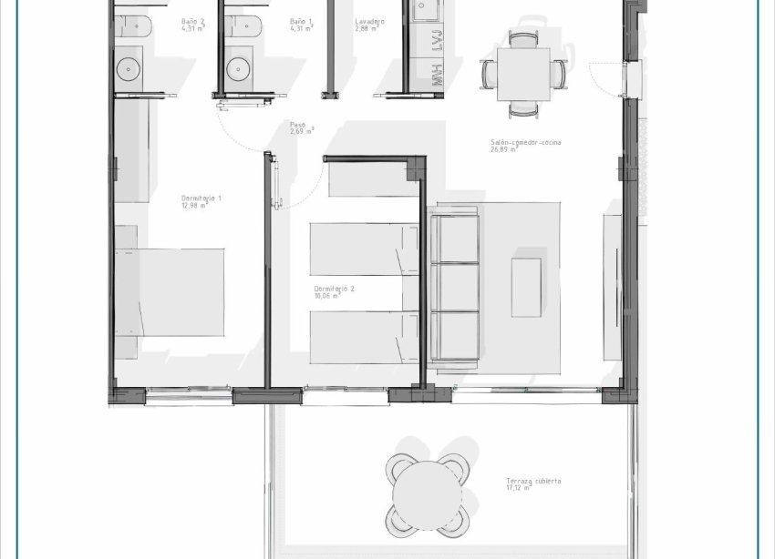 Obra nueva - Apartamento - Vera - Pueblo Salinas