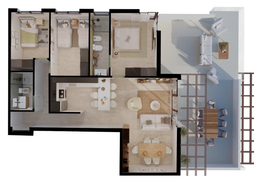 Obra nueva - Apartamento - Vera - Vera Playa