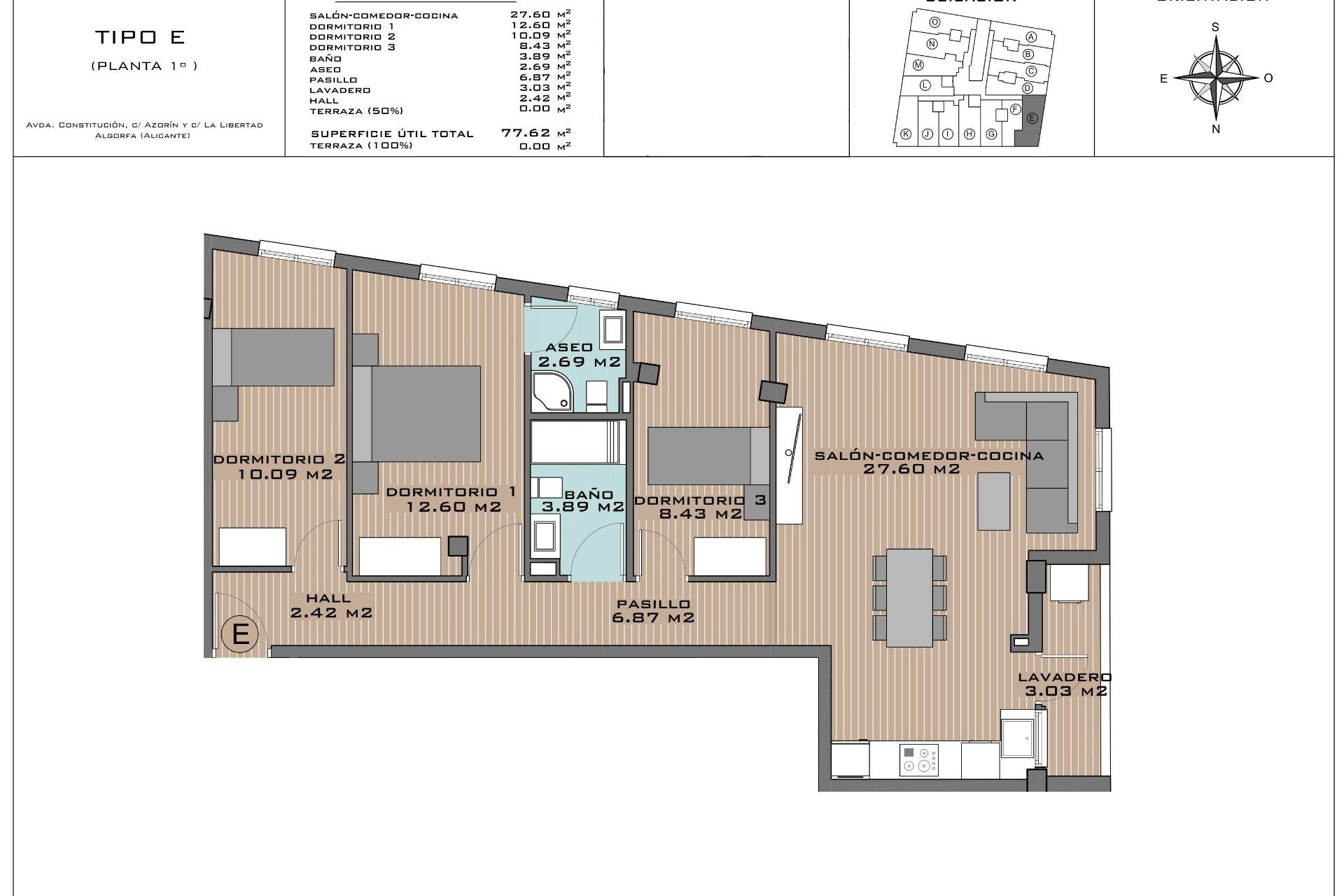 Obra nueva - Apartmento - Algorfa - Pueblo