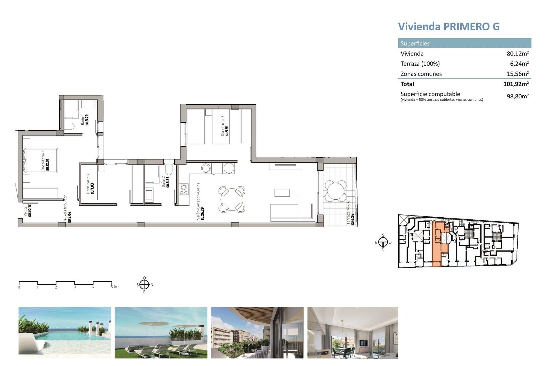 Obra nueva - Apartmento - Guardamar del Segura - Pueblo