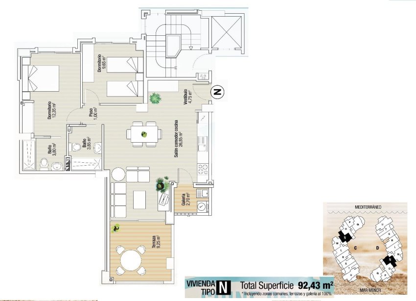 Obra nueva - Apartmento - La Manga del Mar Menor - La Manga