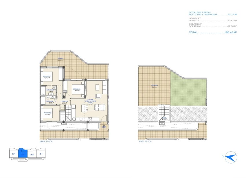 Obra nueva - Apartmento - Los Alcazares - Serena Golf