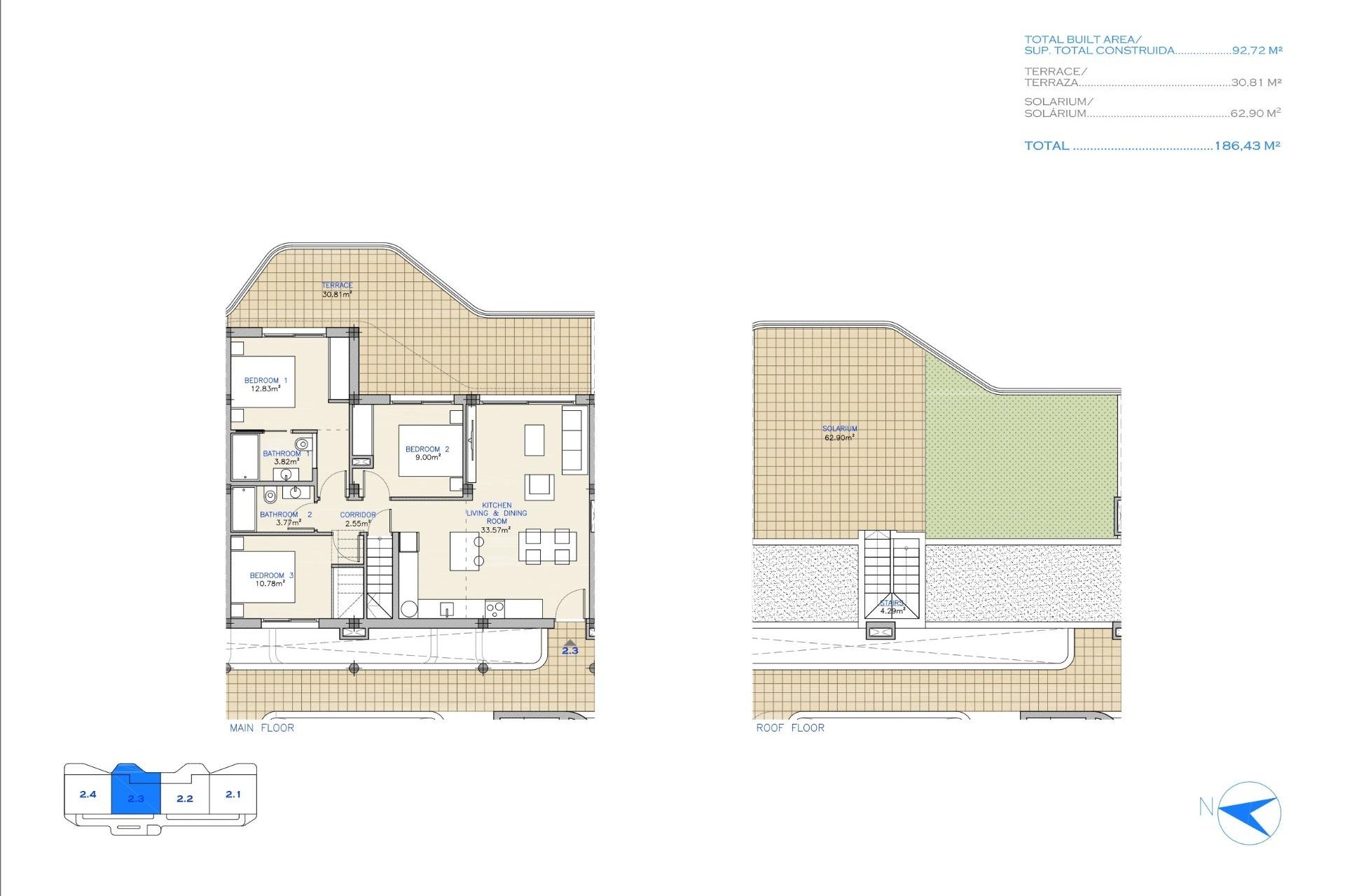 Obra nueva - Apartmento - Los Alcazares - Serena Golf