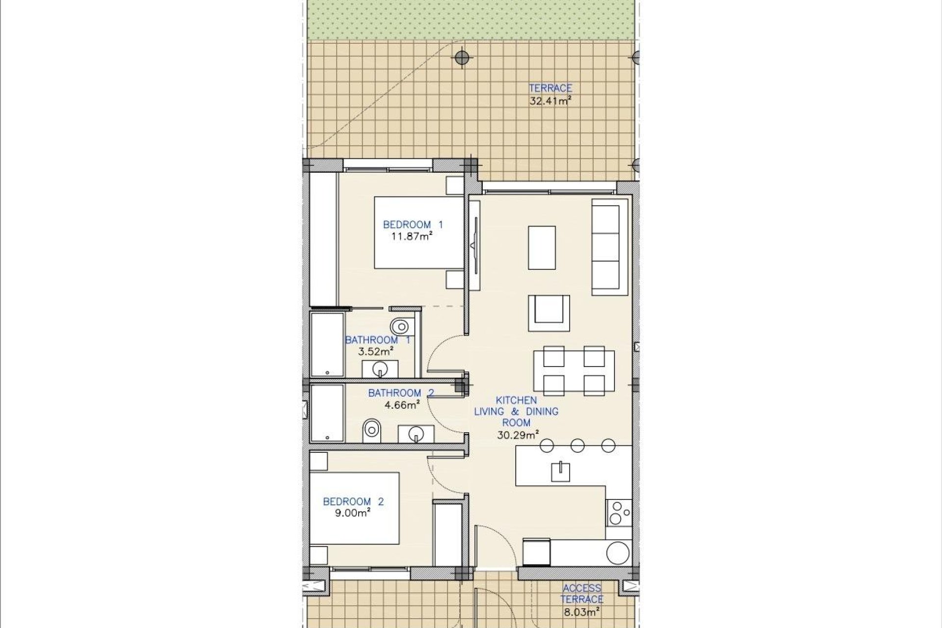 Obra nueva - Apartmento - Los Alcazares - Serena Golf