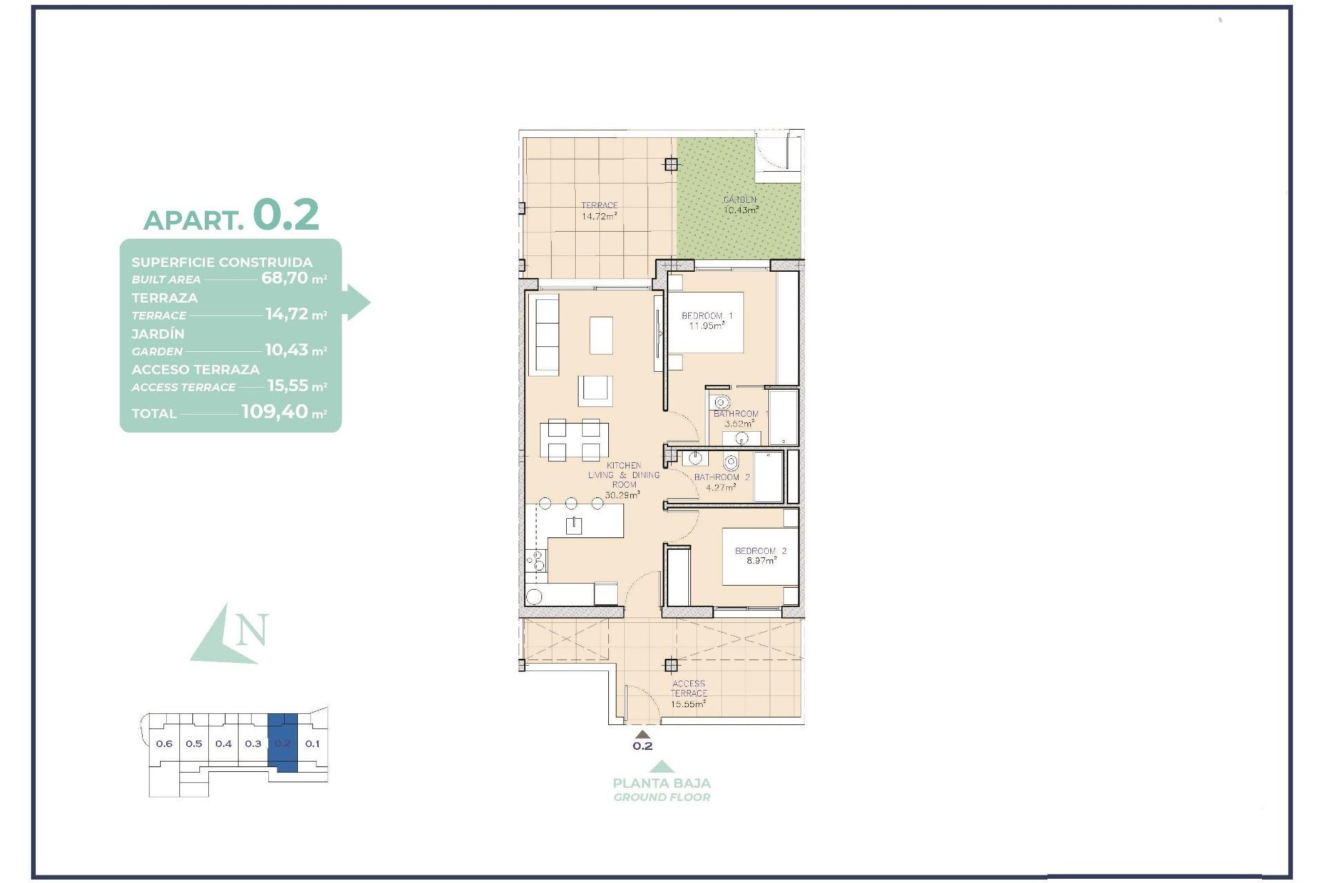 Obra nueva - Apartmento - Los Alcazares - Serena Golf