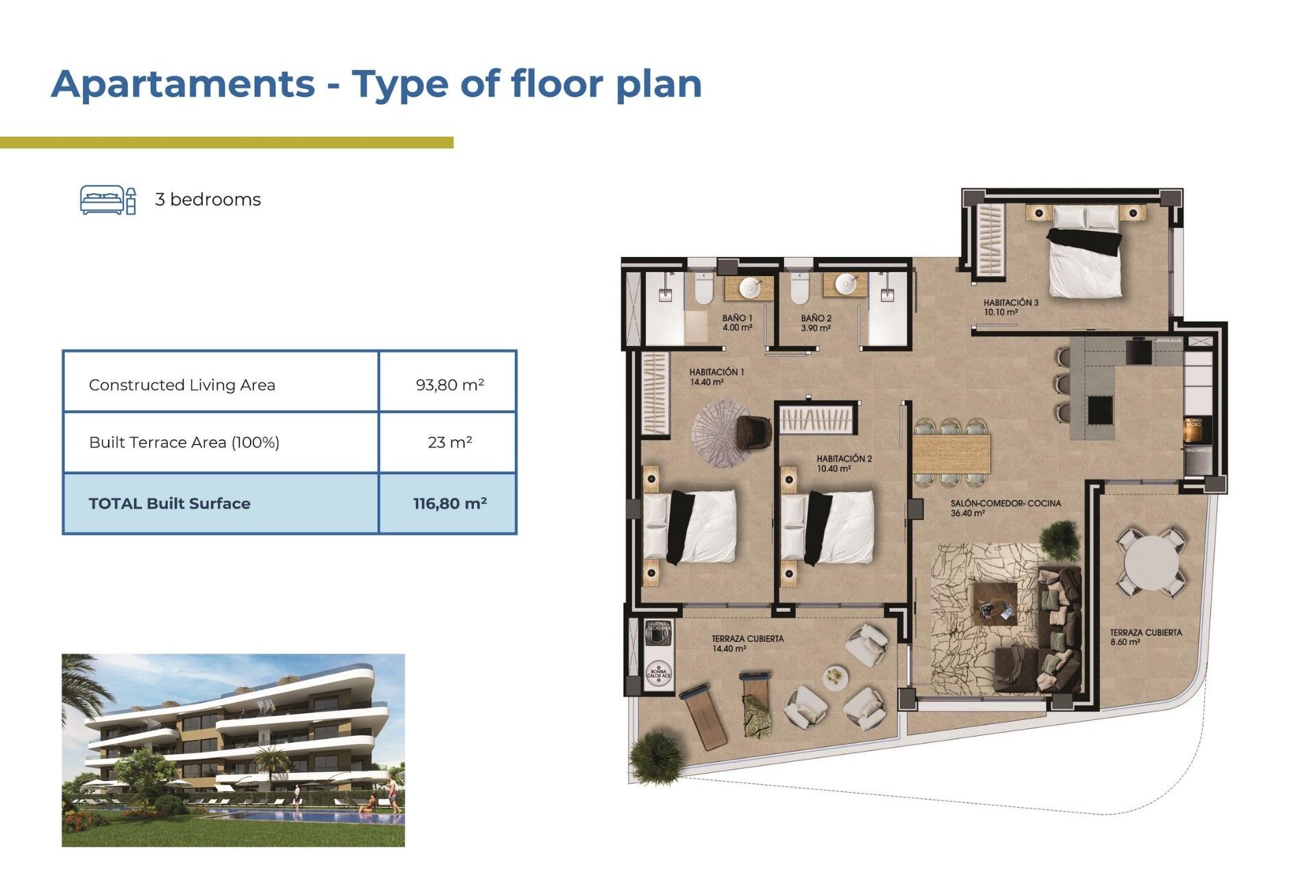 Obra nueva - Apartmento - Orihuela Costa - La Ciñuelica