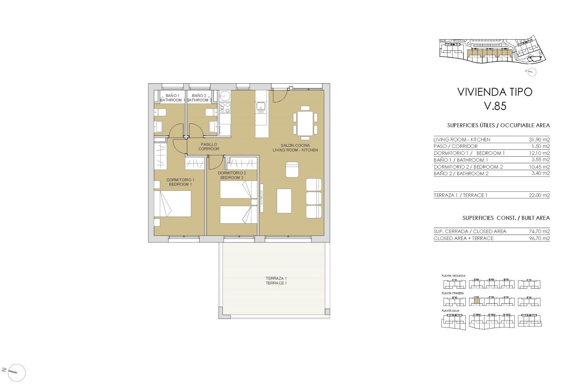 Obra nueva - Apartmento - Pilar de la Horadada - Lo Romero Golf