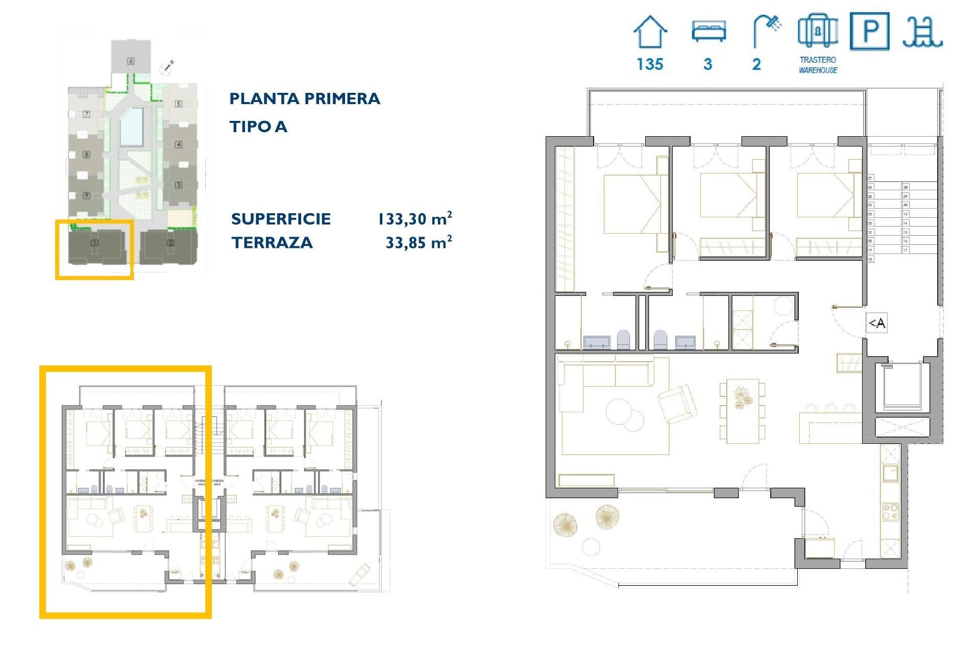 Obra nueva - Apartmento - San Pedro del Pinatar - Pueblo