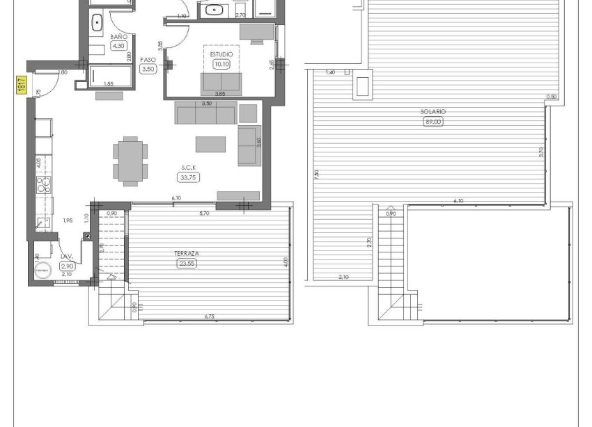 Obra nueva - Bungalow - Algorfa - La Finca Golf