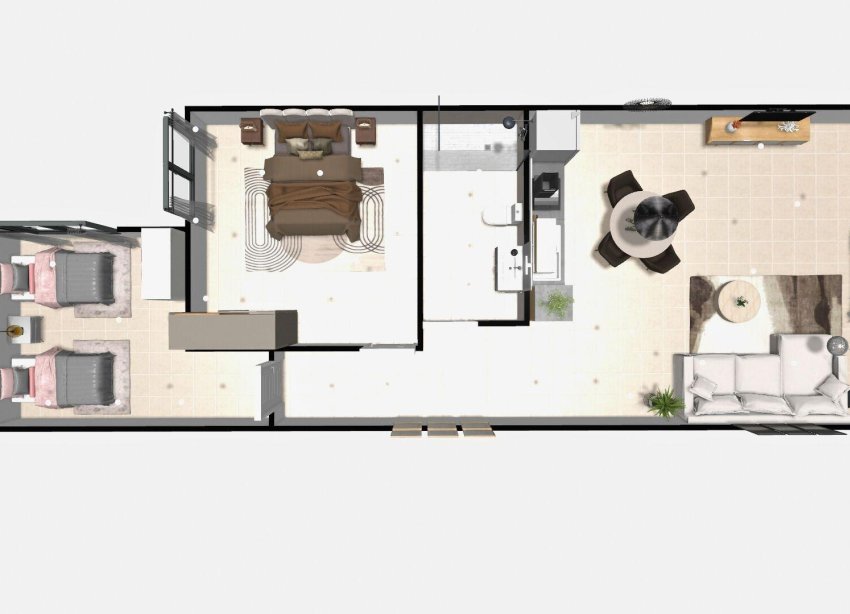 Obra nueva - Bungalow - Hondón de las Nieves - La Canalosa