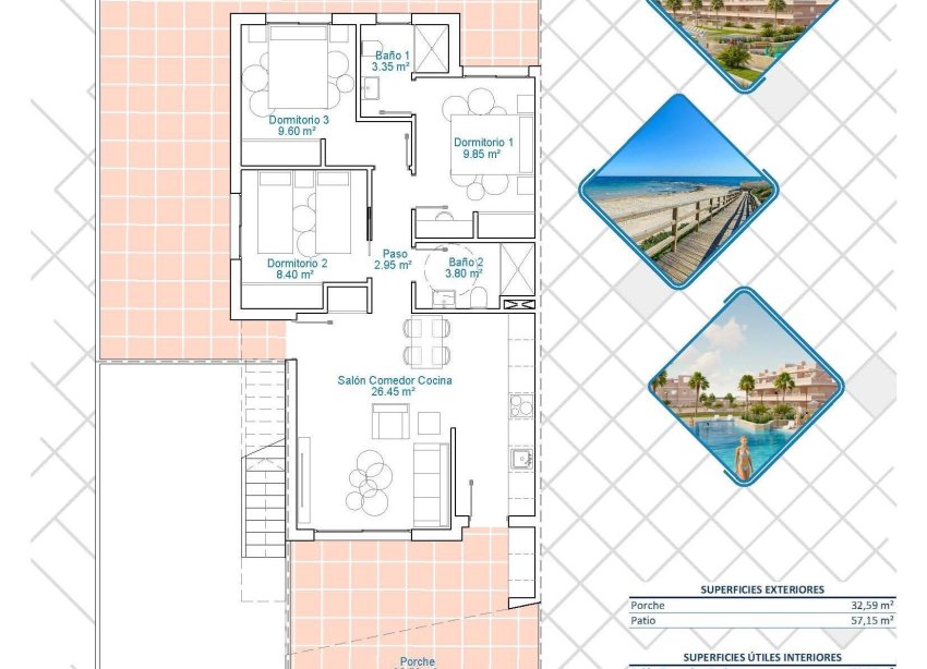 Obra nueva - Bungalow - Pilar de la Horadada - Lo Monte