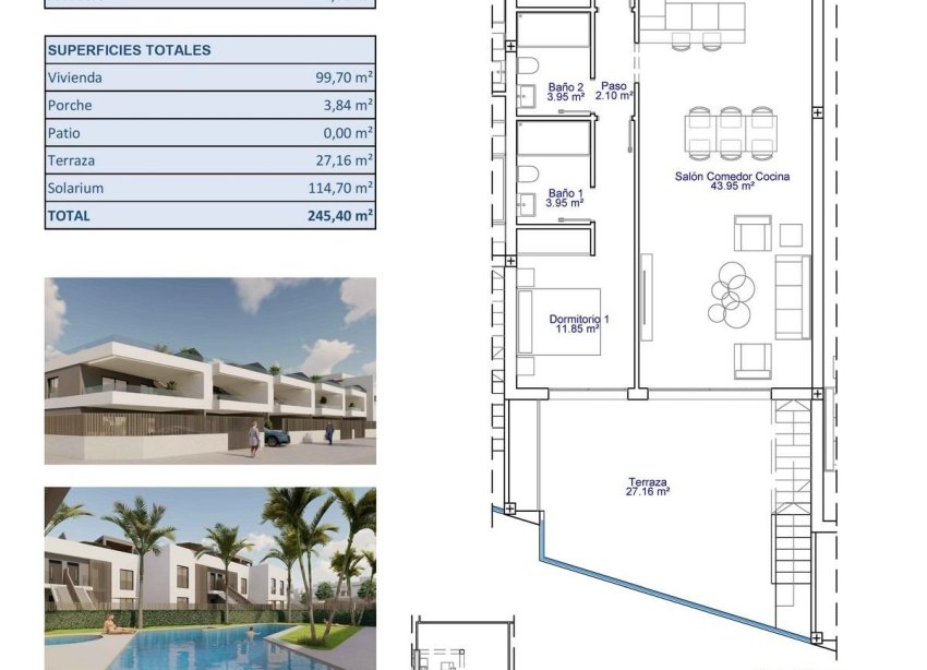 Obra nueva - Bungalow - Pilar de la Horadada - pueblo