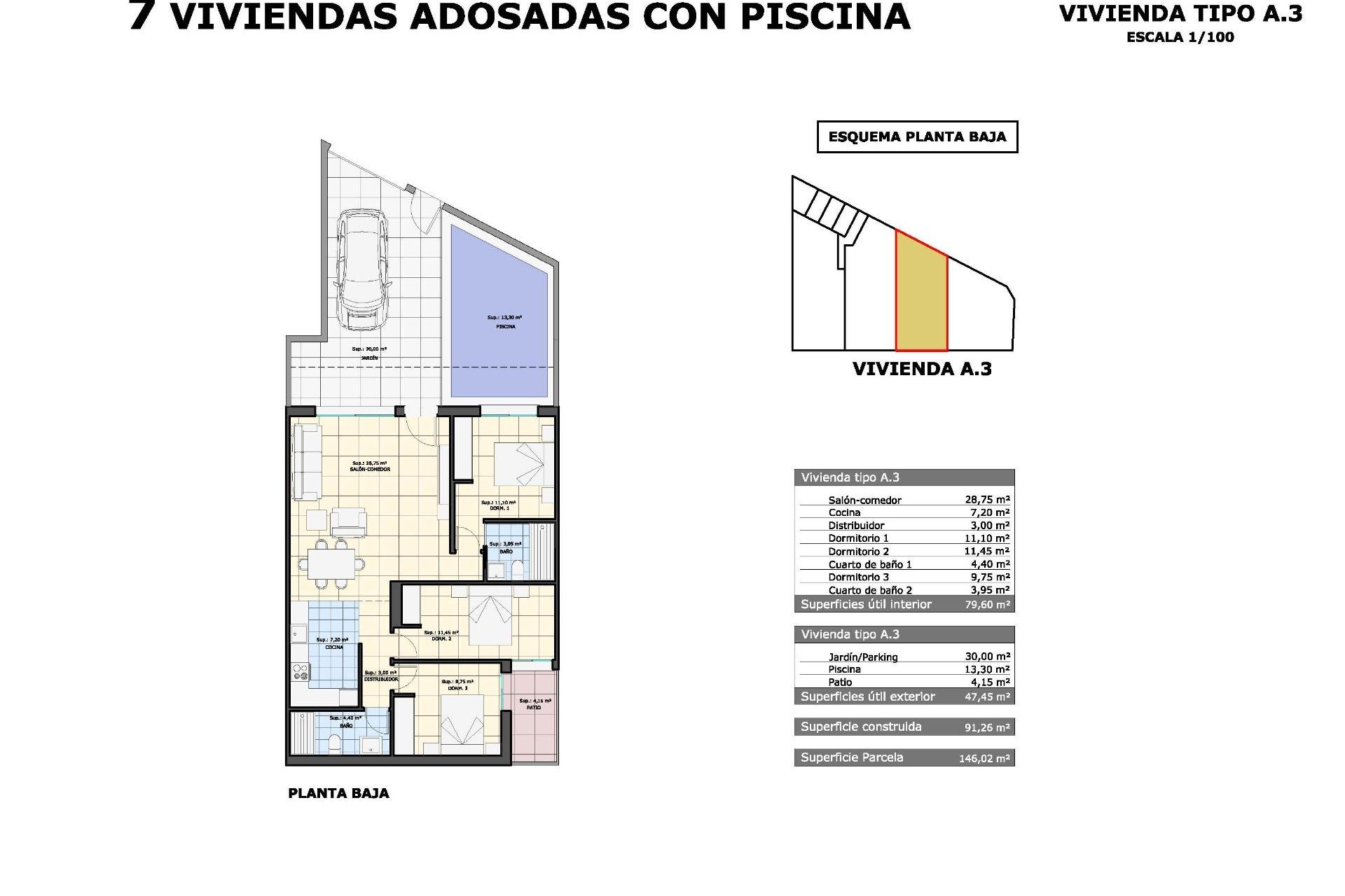Obra nueva - Bungalow - Pilar de la Horadada
