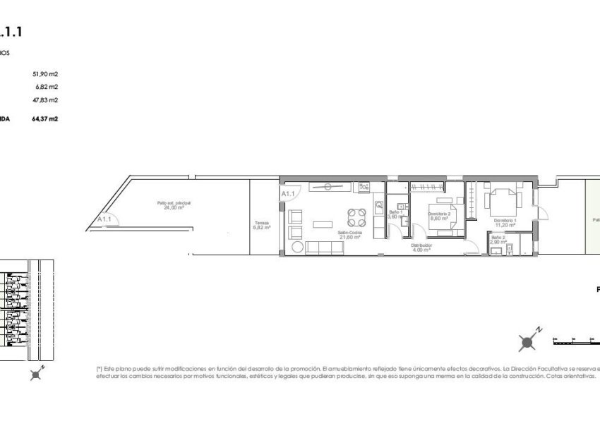 Obra nueva - Bungalow - Puerto de Mazarron - Playa Negra