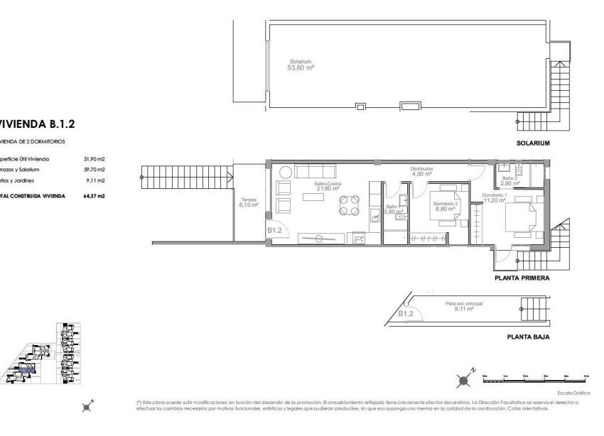 Obra nueva - Bungalow - Puerto de Mazarron - Playa Negra