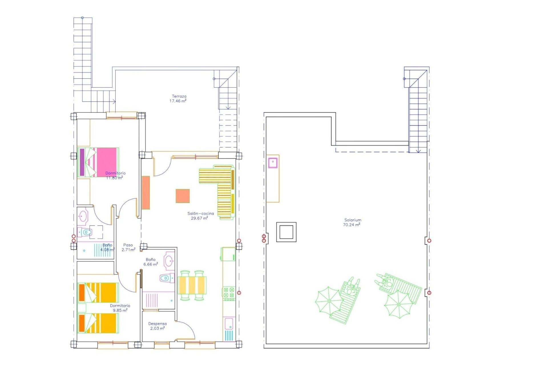 Obra nueva - Bungalow - San Javier - pueblo