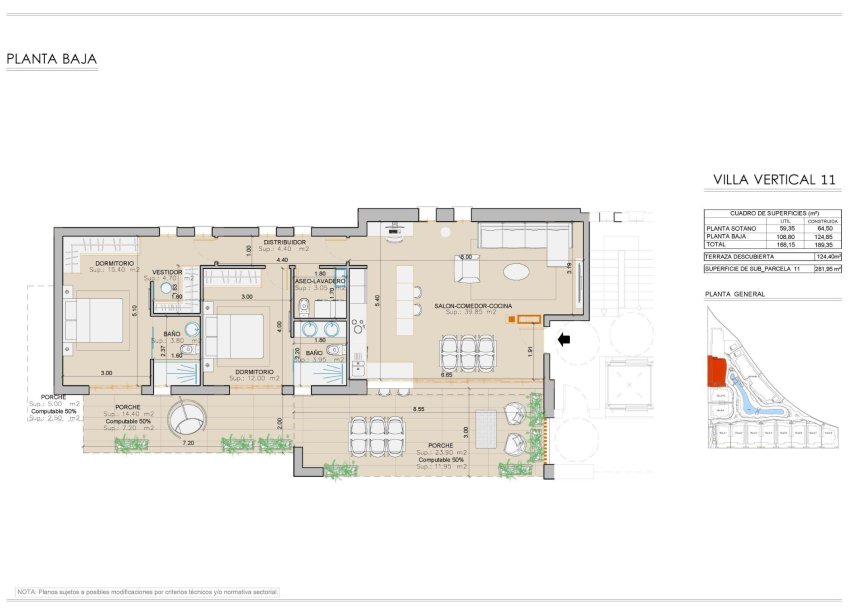 Obra nueva - Bungalow - San Juan de los Terreros