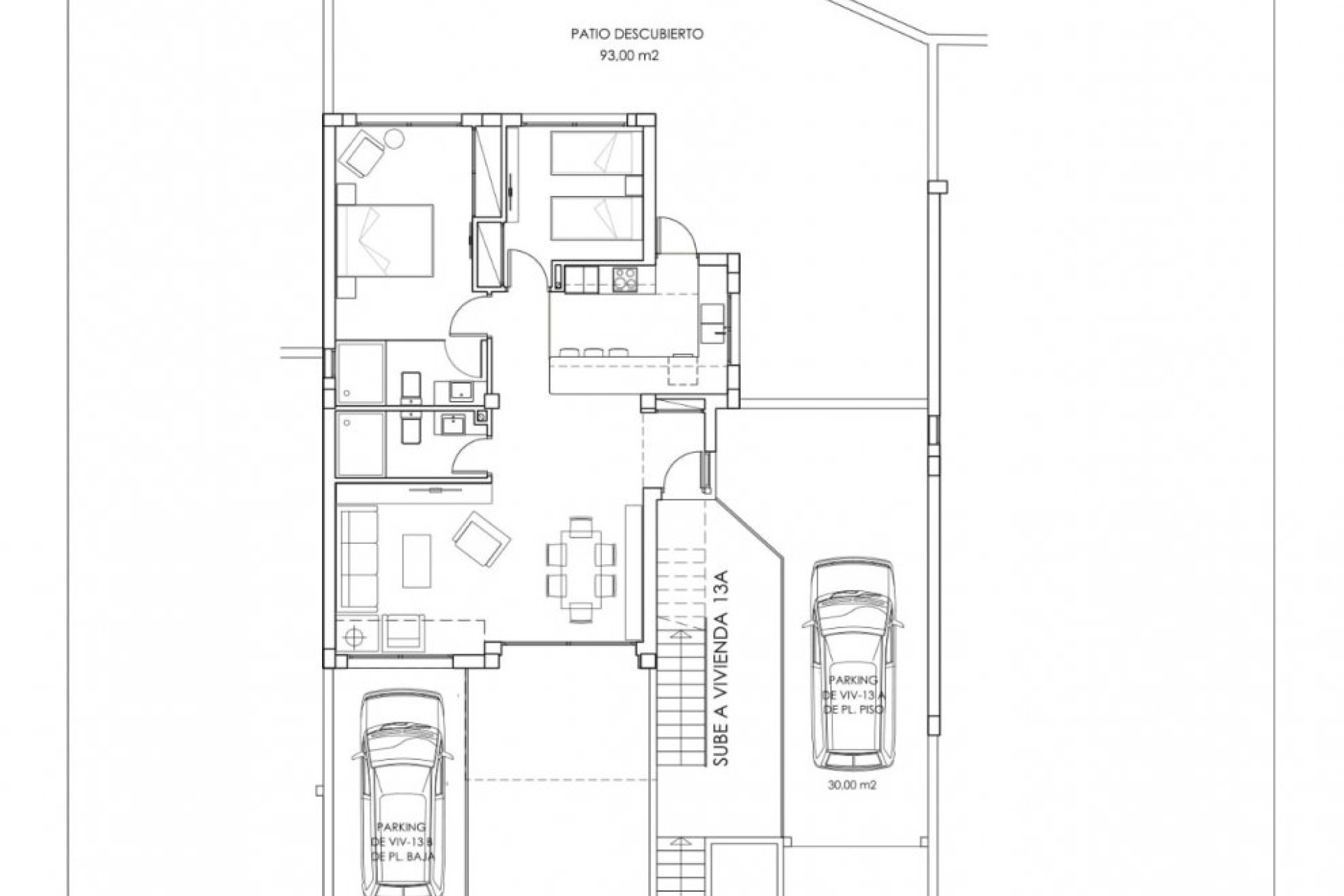 Obra nueva - Bungalow - San Miguel de Salinas