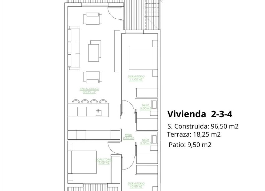 Obra nueva - Bungalow - San Pedro del Pinatar - Los Antolinos