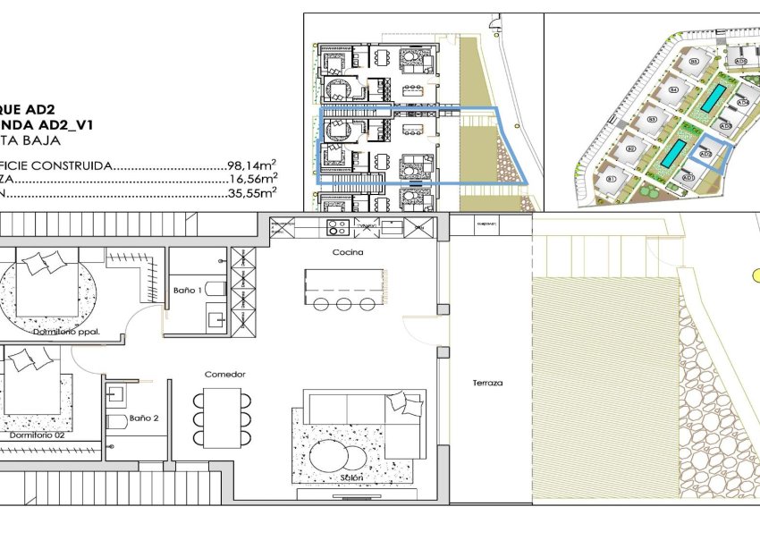 Obra nueva - Bungalow - Torre Pacheco