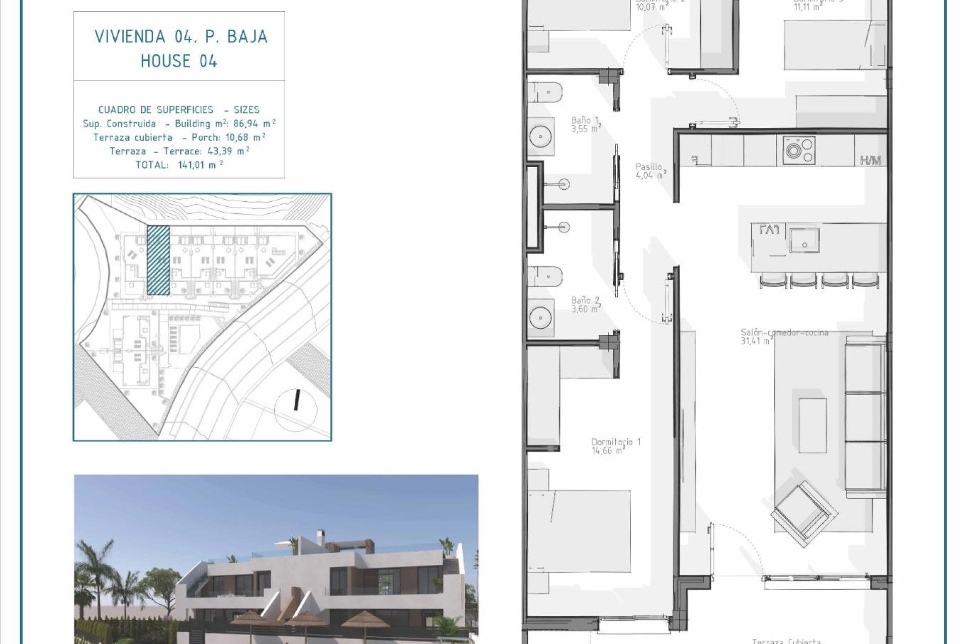 Obra nueva - Bungalow - Vera