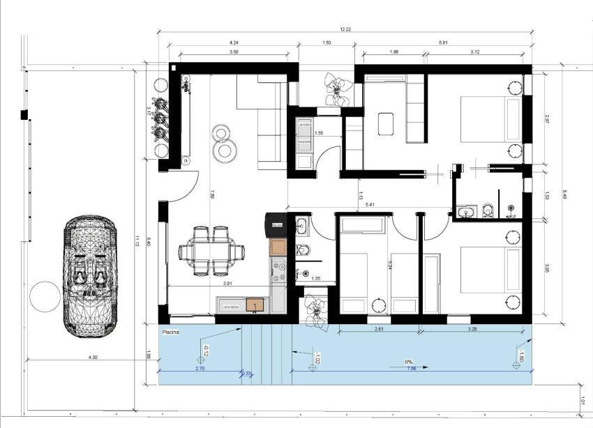 Obra nueva - Villa - Benijofar - Urb. Monteazul