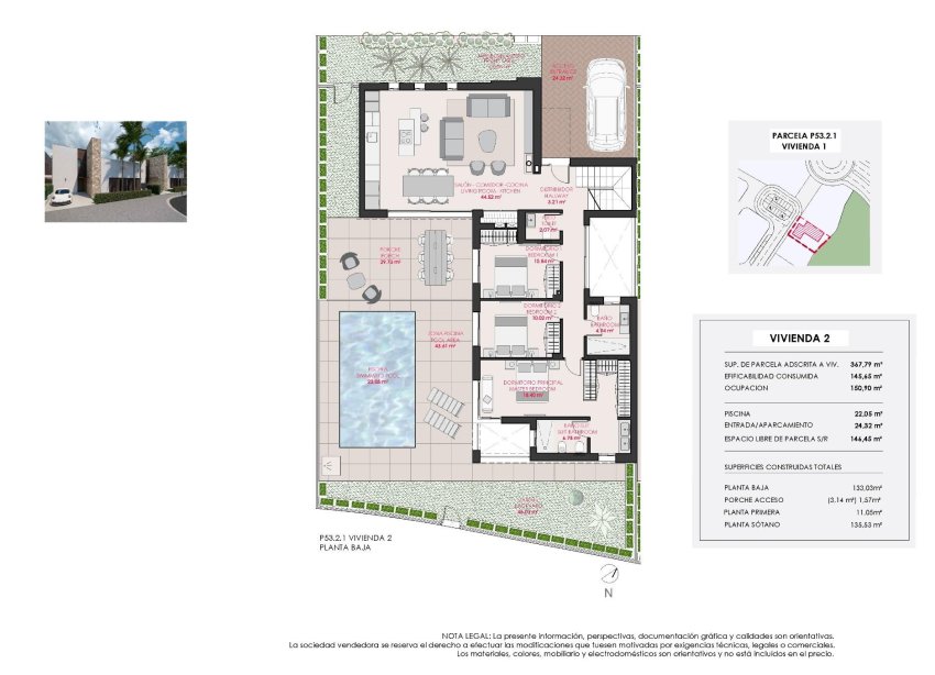 Obra nueva - Villa / Casa - Torre Pacheco - Santa Rosalía