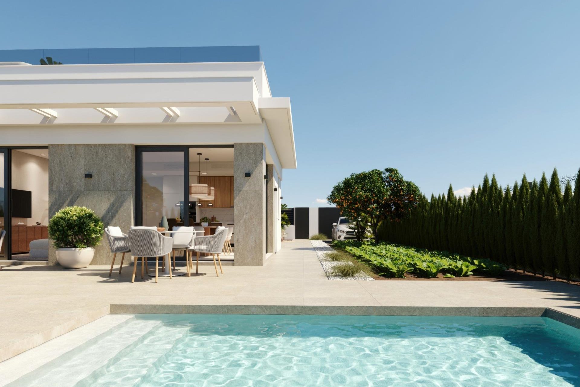 Obra nueva - Villa - Fuente Álamo - Fuente Alamo