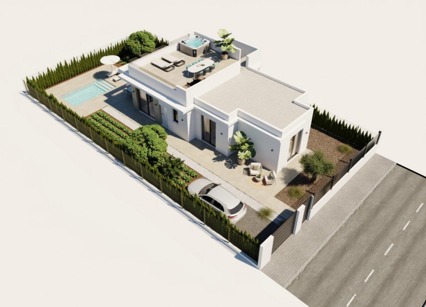 Obra nueva - Villa - Fuente Álamo - Fuente Alamo